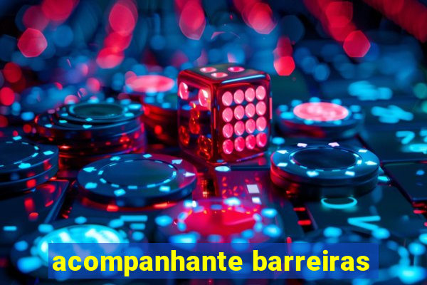 acompanhante barreiras